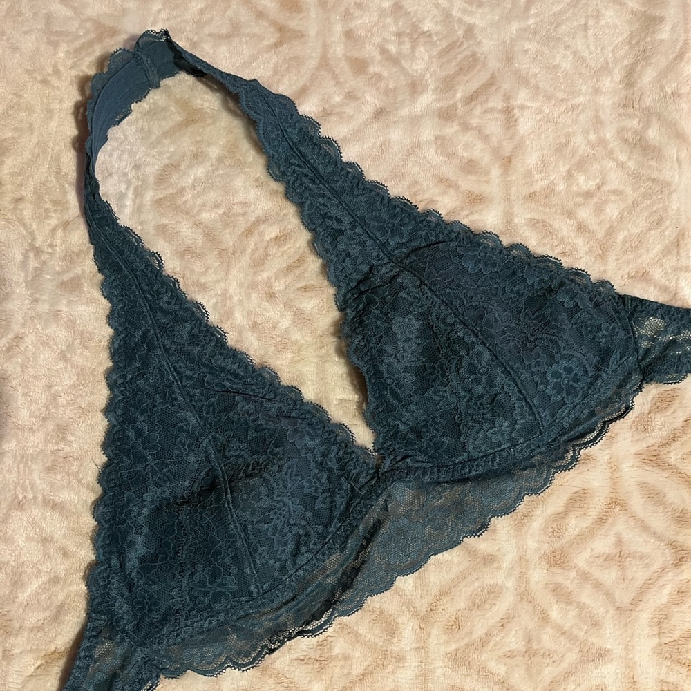 Gilly hicks lace halter bralette